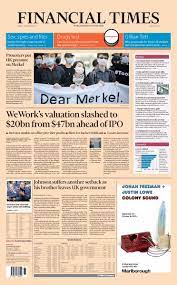 Image captionthe deal agreed by the g7 group of rich countries to make big companies pay more tax makes the front page of the financial times. Financial Times Auf Twitter Just Published Front Page Of The Financial Times International Edition Friday September 6 Https T Co L94lvwf1kk