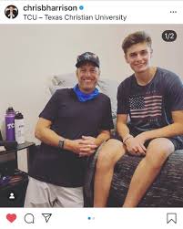 Chris harrison went full proud dad mode tuesday as he dropped his son joshua off to begin his freshman year of college. Chris Harrison Moved His Son Into Tcu Now He S Being Temporarily Replaced As The Host On The Bachelorette Lake Highlands