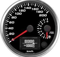 4-1/2" Dual Gauge - 200 km/h GPS Speedometer / 8K Tachometer
