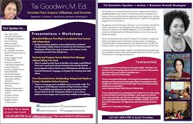 The Brilliant List Speaker One Sheet Examples And Tips Speaker Business Boosters Tips