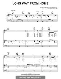 Long Way From Home The Lumineers By J Fraites W Schultz On Musicaneo The Lumineers Piano Music Songs