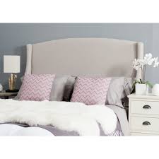 Maybe you would like to learn more about one of these? Amazon Com Safavieh Austin Taupe Linen Upholstered Wingback Headboard Queen