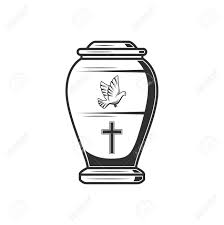 Funeral flower crosses delivered today. Ash Urn With Dove Silhouette And Black Cross Isolated Funeral Royalty Free Cliparts Vectors And Stock Illustration Image 144398074