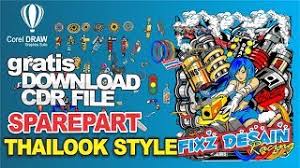Mentahan thailook pcx format png hd by rizal id. Spare Part Thailook Style Vektor Format Cdr Free Download Coreldraw Youtube