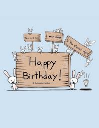 Happy Birthday Happy Birthday Funny Happy Birthday Bunny Happy Birthday Tag