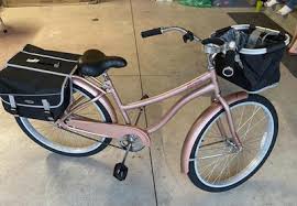 Brand new, just assembled, delivery available huffy 24 cranbrook women's comfort cruiser bike, periwinkle blue ideal rider height: Huffy 26 Marietta Womens Comfort Cruiser Bike Rose Gold Walmart Com Walmart Com