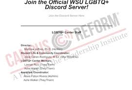 Campus Reform | EXCLUSIVE: WSU promotes porn-filled Discord server in  mailing list