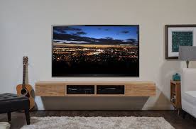 Drawing Of Typical Concept Of Floating Media Console Tv Wall Design Wall Mounted Tv Console Bedroom Tv Wall