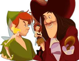 James Hook Zarina Vs Peter Pan And Tink James Hook Pirate Fairy Art Inspiration