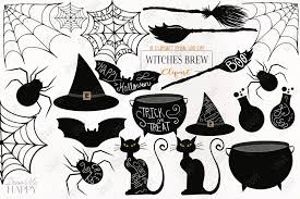 Halloween witch on broom concept hand drawing. Witch Broom Png Halloween Clipart Witch Hat Clipart Bat 844920 Illustrations Design Bundles
