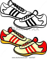 Black And White Tennis Shoes Clipart Under Construction Shoes Clipart Shoe Poster Shoes