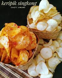 Keripik pisang renyah dengan rasa original manis untuk cemilan anda. Singkong Pedas Manis By Choti Umami Langsungenak Com