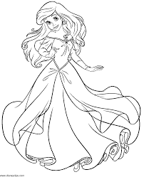 These beautiful creatures set the mind on fantasy and dreaming. Ariel Princess Coloring Page Novocom Top
