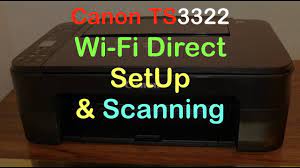 Canon pixma ts3122 can connect to and print from a number of mobile devices alike including the famed and acclaimed ios apple products. Canon Ts3322 Wifi Direct Setup Scanning Youtube
