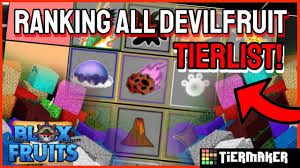 The best devil fruit tier list! The Best Devil Fruit Tier List Ranking Every Devil Fruit In Blox Fruits Update 13 Youtube