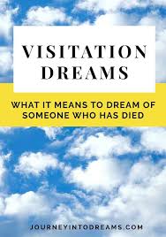 What Does It Mean To Dream Of Someone Who Has Died Learn Everything About The Characteristics Of Visitati Dream Meanings Understanding Dreams What Dreams Mean