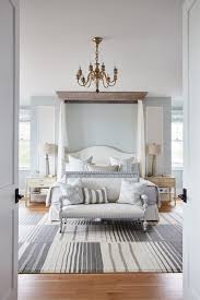 Traditional Design And Classic Decor In A Bedroom By Sarah Richardson With Tranquil Blue Grey P Coastal Master Bedroom Master Bedrooms Decor Home Decor Bedroom