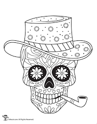 Dogs love to chew on bones, run and fetch balls, and find more time to play! Sugar Skulls Adult Coloring Page Woo Jr Kids Activities Children S Publishing