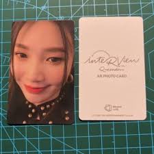 Red Velvet photocard AR Beyond live interview Irene Seulgi Wendy Joy Ye  selfmade