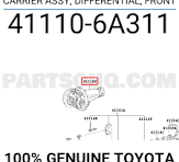 411106A311 Toyota CARRIER ASSY, DIFFERENTIAL, FRONT