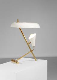 Belle lampe de bureau italienne ufo, modèle original des années 50. Modern Italian Desk Lamp In Philipps Style Dina Danke Galerie