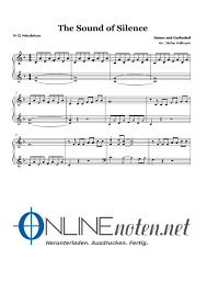 Darf ich kostenlose klaviernoten ausdrucken? Onlinenoten Sound Of Silence Akkordeonnoten Stefan Kollmann