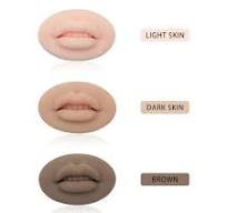 Weiche Lippenform aus Silikon