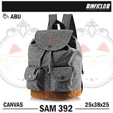 Maneki Hoki Store On Instagram Tas Ransel Gendong Backpack Inficlo Sam 392 Warna Abu Bahan Canvas Ukuran 25x38x25 Cm H Fashion Backpack Backpacks Bags