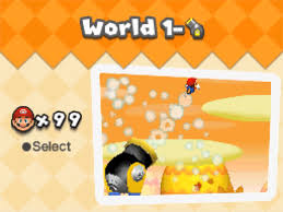 Reach the part of the level in the image below, they must get onto the ledge. World 1 Cannon Newer Super Mario Bros Ds Newer Super Mario Bros Wiki Fandom
