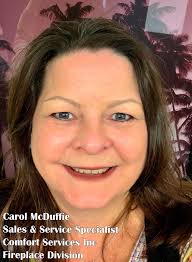 Make plans to visit Carol McDuffie at the brand NEW SHOWROOM to customize  the fireplace of your dreams! 910-695-2665. A retailer for gas and  wood–burning fireplaces both for indoor and outdoor, Comfort