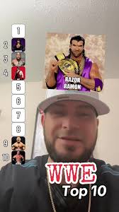 Blind Ranking WWE Top 10 #wwe #fyp #foryou #raw #razorramon #therock #...