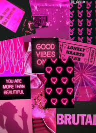 Hot Pink Aesthetic Wallpaper Collage In 2020 Pretty Wallpaper Iphone Pink Wallpaper Iphone Aesthetic Iphone Wallpaper