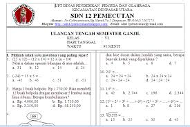 Soal Cerita Matematika Kelas 6 Dan Penyelesaiannya Guru Galeri