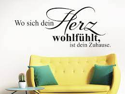 Unsere energieberater wissen genau, wie man energie am effizientesten nutzt. Wandtattoo Wo Sich Dein Herz Wohlfuhlt Ist Dein Zuhause