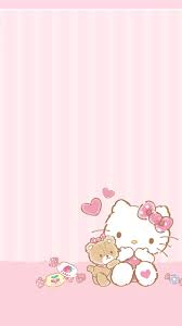 A wallpaper or background (also known as a desktop wallpaper, desktop background, desktop picture or desktop image on computers) is a digital image (photo, drawing etc.) used as a decorative background of a graphical user interface on the screen of a computer, mobile communications device or other electronic device. Hellokitty Hello Kitty Wallpapers Iphone Wallpaper Pastel Pink Hello Kitty 1080x1920 Wallpaper Teahub Io