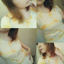 メルカリ商品 カーディガン 半袖黄色オレンジダイダイ柄ローリーズファーム メルカリ カーディガン メルカリ ファッション レディース