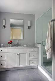 Top 60 Best Grey Bathroom Tile Ideas Neutral Interior Designs Bathroom Flooring Grey Flooring Bathrooms Remodel