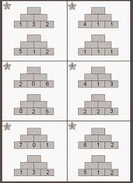 Zahlenmauern Im Zr Bis 10 Zahlenmauer Mathematikunterricht Mathe Fur Erstklassler