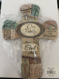 Abbey Gift Cathedral Art Our Family Cross, 6 x 8.13 - 54666 1 | eBay