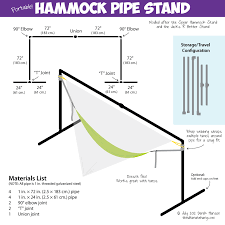 If you don't, this folding stand will do the trick. Portable Hammock Pipe Stand The Ultimate Hang