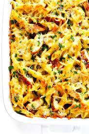 Chicken Alfredo Baked Ziti Recipe Baked Ziti Food Recipes Italian Dinner Recipes