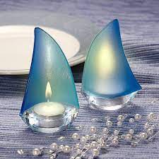 If you are expecting to be a part of a baby shower party in family or in neighborhood, then the thing that you will have always on brain is to plan a. Blue Sailboat Baby Shower Favor Candle Holders