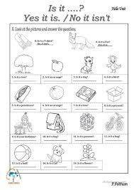 Verb To Be Is It Yes It Is No It Isn T English Esl Worksheets In 2020 English Worksheets For Kids English Writing Skills 2nd Grade Worksheets