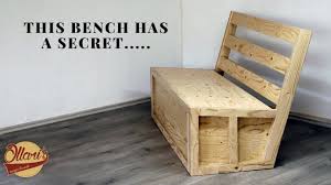How to build a bedroom bench. Making A Clever Folding Bed With Simple Tools Youtube