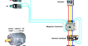 Rangkaian kontrol motor star delta otomatis dengan timer blog edukasi. Wiring Diagram Of Dol Motor Starter