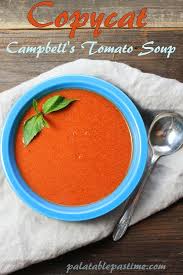 Copycat Campbell S Tomato Soup Tomato Soup Tomato Soup Easy Cambells Tomato Soup Recipes