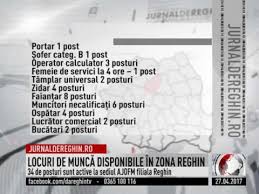 Accesibile 4994 locuri de munca direct de la angajatori. Locuri De MuncÄƒ Disponibile In Zona Reghin 2017 04 27 Youtube