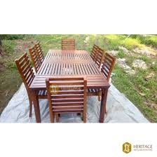 By acme furniture (1) oswald 60 in. Traditional Dining Table Heritage Art And Architecture Kochi Kerala