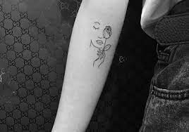 Browse 104 woman silhouette tattoo stock photos and images available or start a new search to explore more stock photos and images. Minimalist Giraffe Silhouette Tattoo