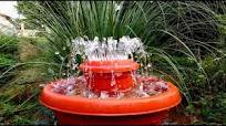 How to make Outdoor Fountain used Plastic Pots / DIY